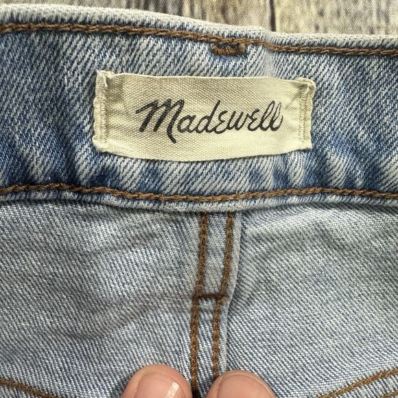 Madewell Jeans Womens 27 Blue The Perfect Vintage Crop Distressed Pants - Picture 5 of 16